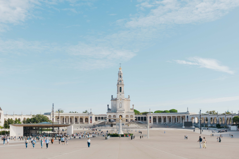 Fátima Sanctuary Square in Portugal